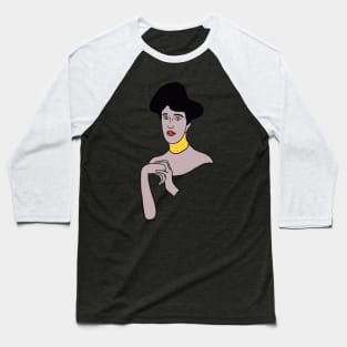 Gustav Klimt - Woman Portrait Baseball T-Shirt